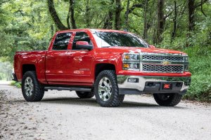 GMC Sierra 1500 Suspension Lift Kit - Front - Rough Country - N3 Loaded Strut with Infinitely Variable Damping - Silver - '14-'18